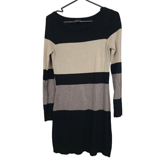 INC International Concepts Womens Sweater Dress Small Multi Striped Long Sleeve - Picture 1 of 6